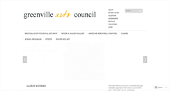 Desktop Screenshot of greenville-arts-council.com